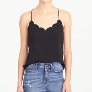 J.Crew Factory Scalloped Cami Top
